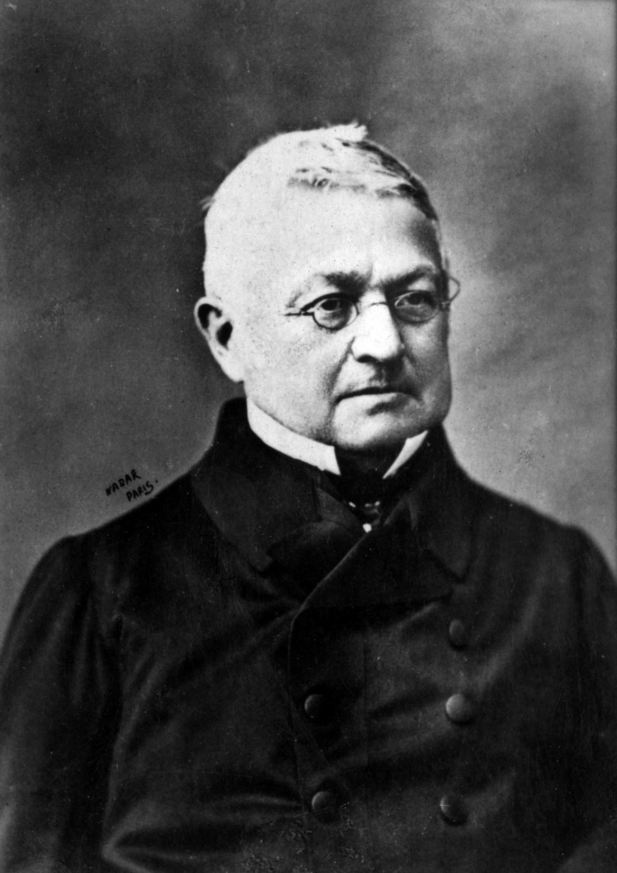 Adolphe Thiers (1797-1877), a Francia Köztársaság elnökének portréja, 19. vége (fotó) alkotó: Nadar