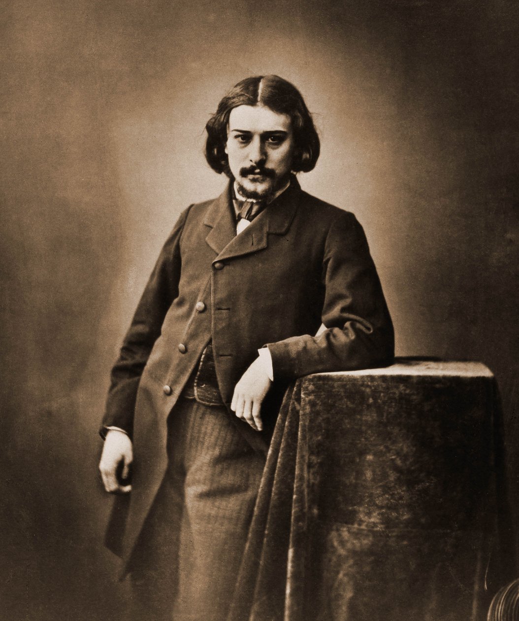 Alphonse Daudet költő, regényíró 1840-1897 portréja (fotó) alkotó: Nadar