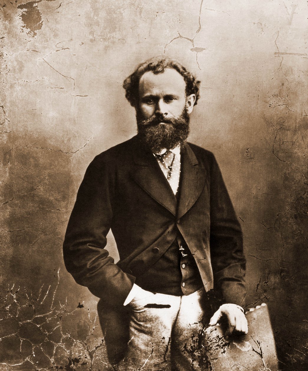 Edouard Manet festő 1832-1883 portréja (fotó) alkotó: Nadar