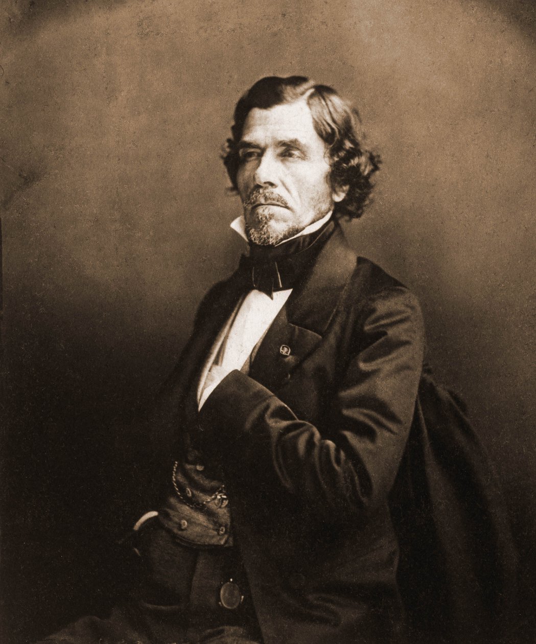 Eugene Delacroix festő 1798-1863 portréja (fotó) alkotó: Nadar