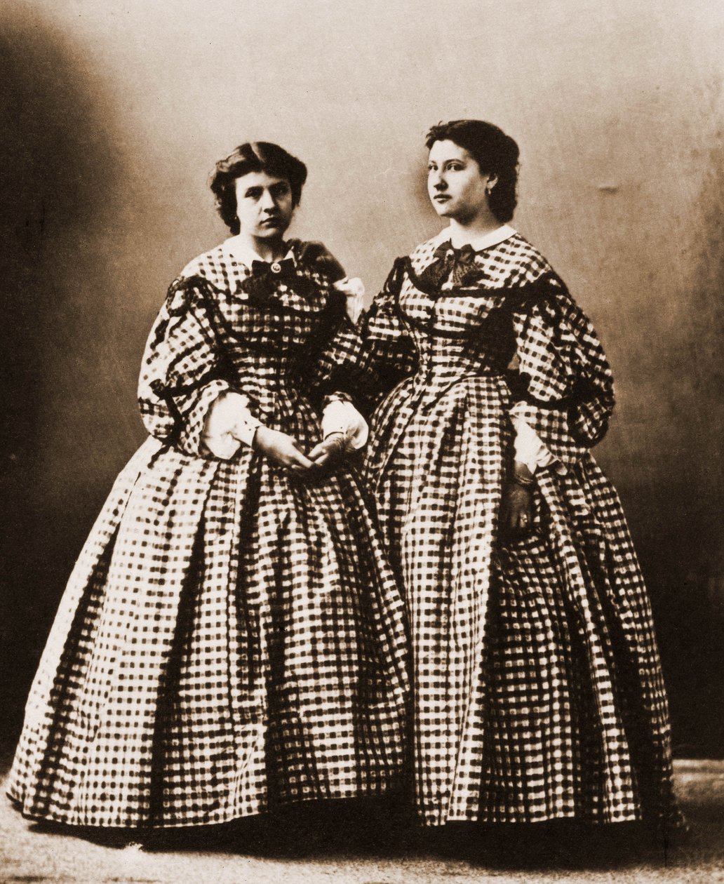Judith Gautier és nővére, regényíró portréja 1850-1917 (fotó) alkotó: Nadar