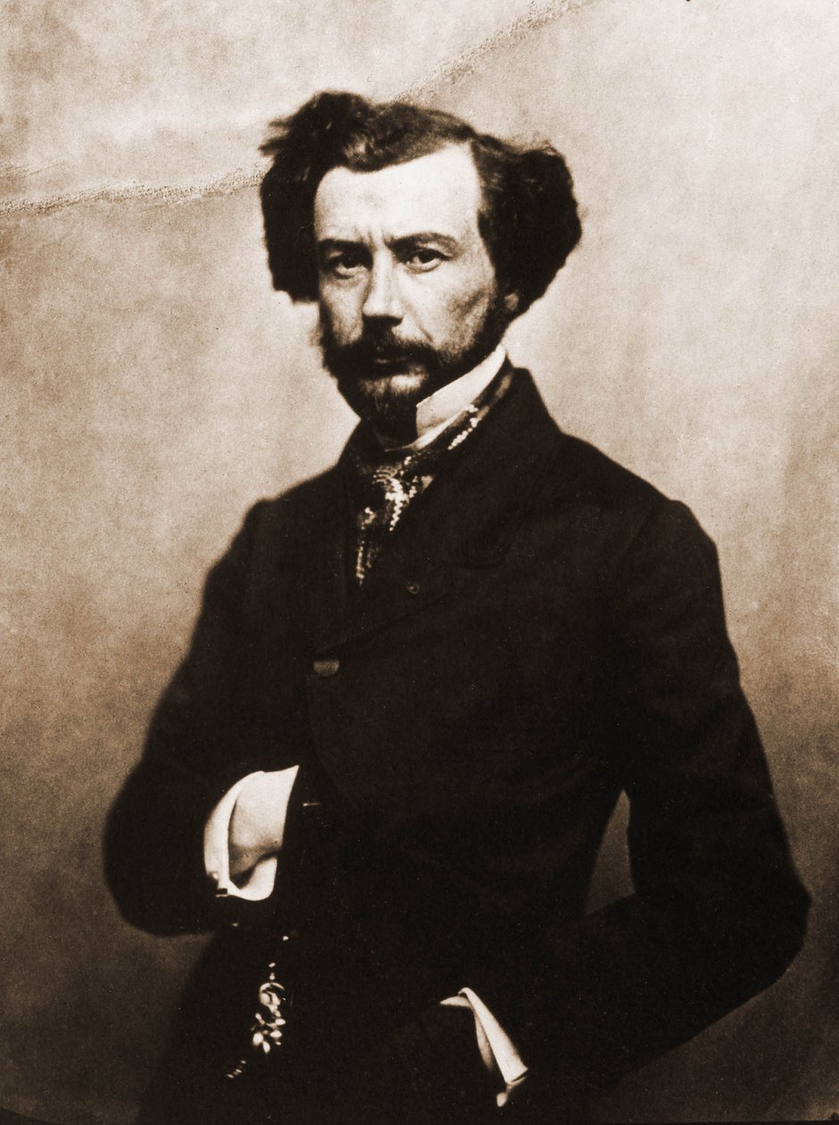Maxime Du Camp író, 1822-1894 portréja (fotó) alkotó: Nadar