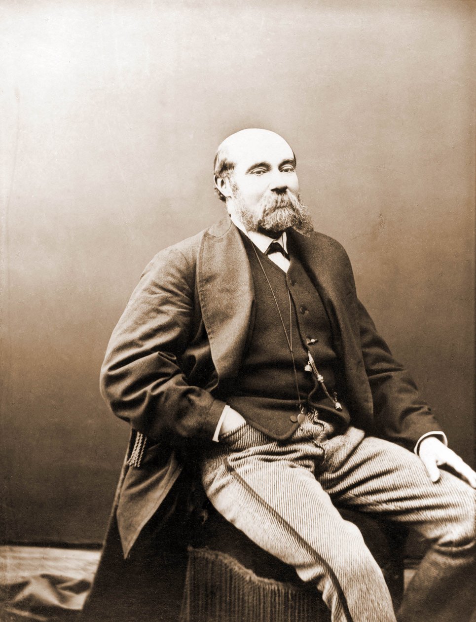 Paul Feval, Gaboriau és Ponson du Terrail 1817-1887 közötti filetonista portréja (fotó) alkotó: Nadar