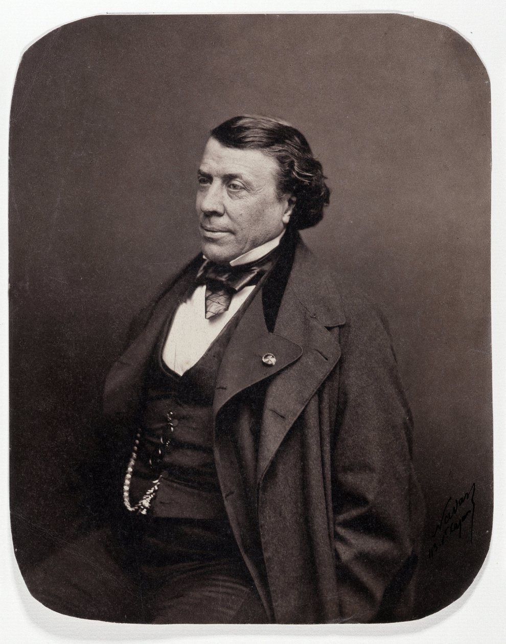 Philippe Ricord francia sebész (1800-1889) portréja alkotó: Nadar