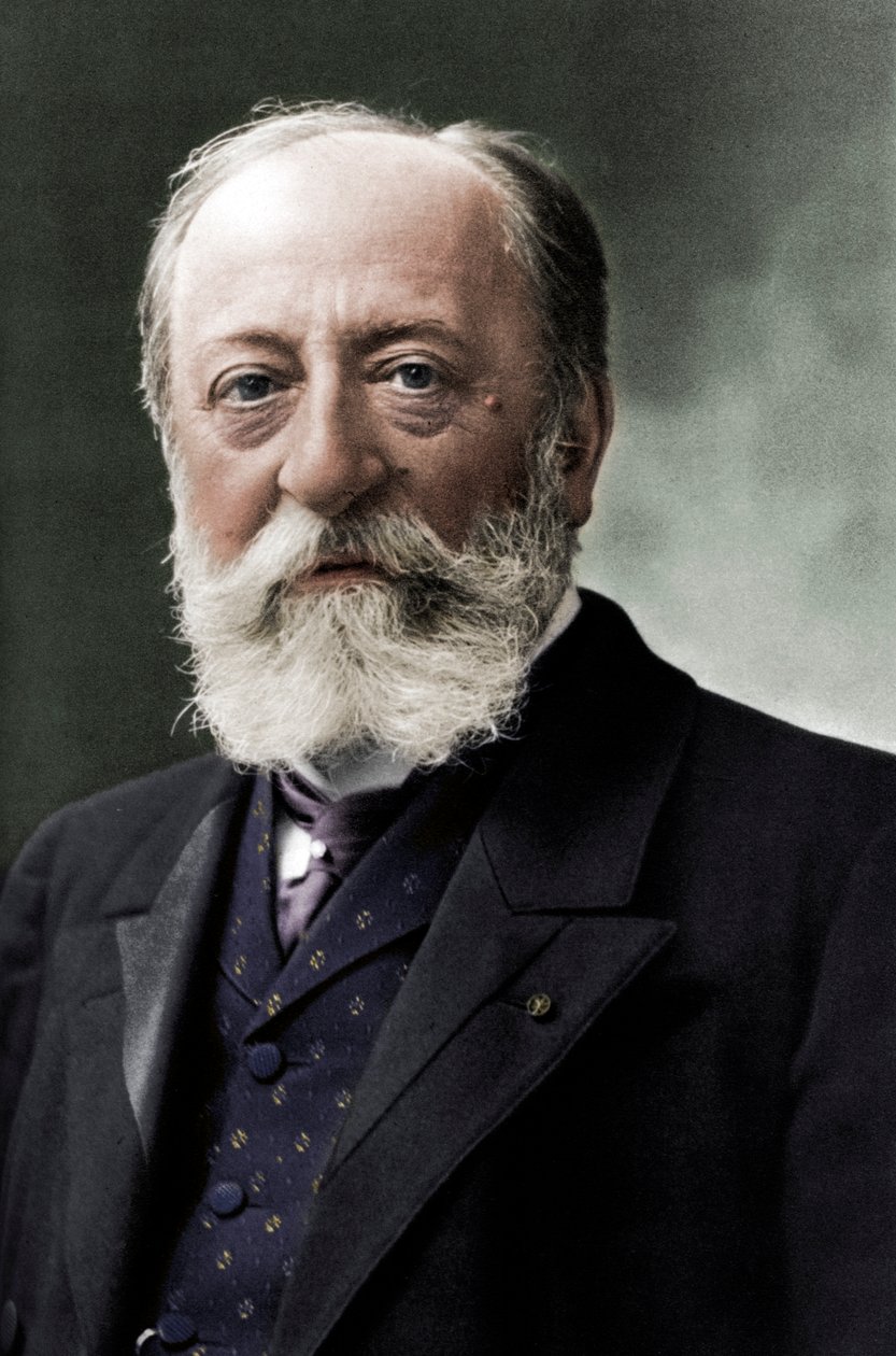 Camille Saint-Saens (1835-1921) francia zeneszerző, orgonista, karmester és a romantika zongoraművésze alkotó: Nadar