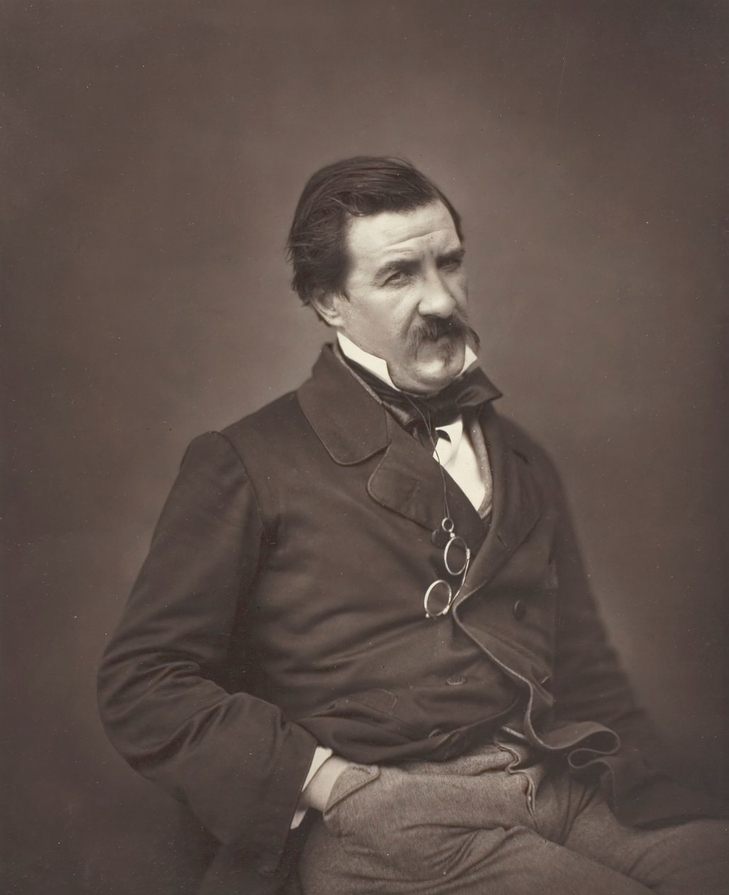 Champfleury születésű Jules François Felix Fleury-Husson francia kritikus és regényíró, 1821-1889, 1855 körül alkotó: Nadar