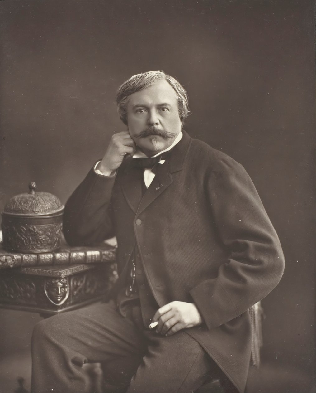 Edmond de Goncourt francia író és kritikus, 1822-1896, c. 185376. alkotó: Nadar