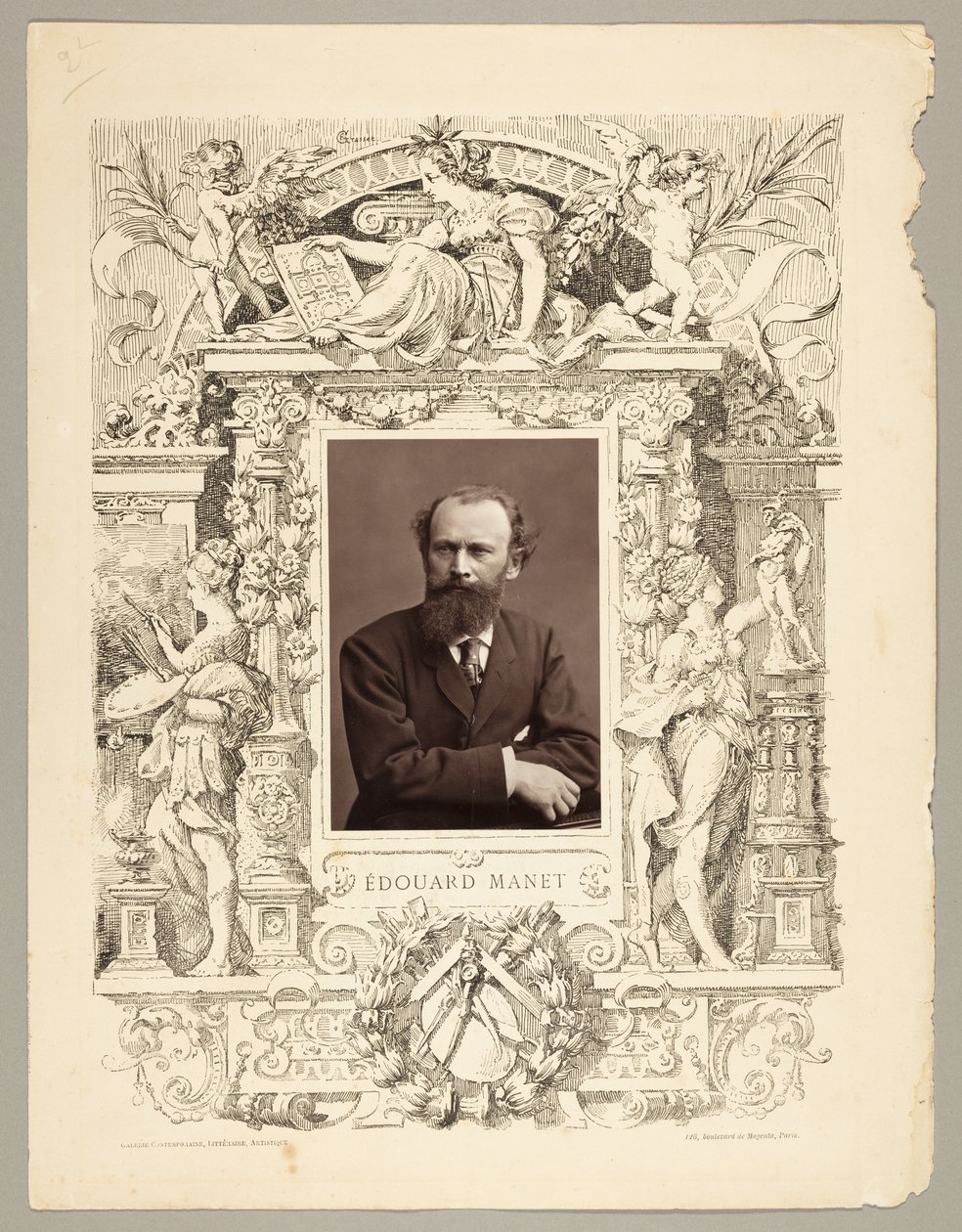 Édouard Manet (francia festő, 1832-1883) alkotó: Nadar