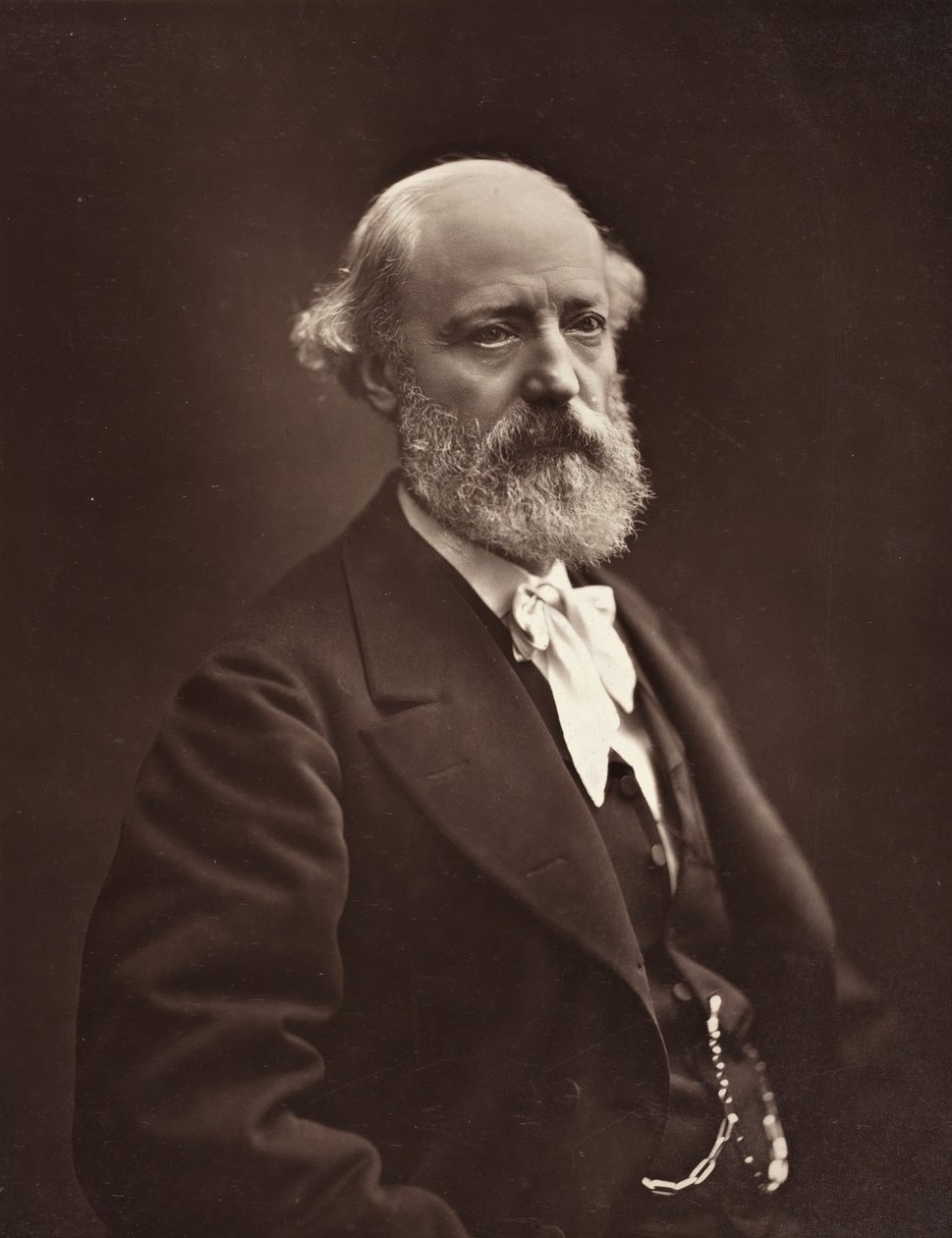 Eugène Viollet-Le-Duc francia építész, 1814-1879, 1878. alkotó: Nadar