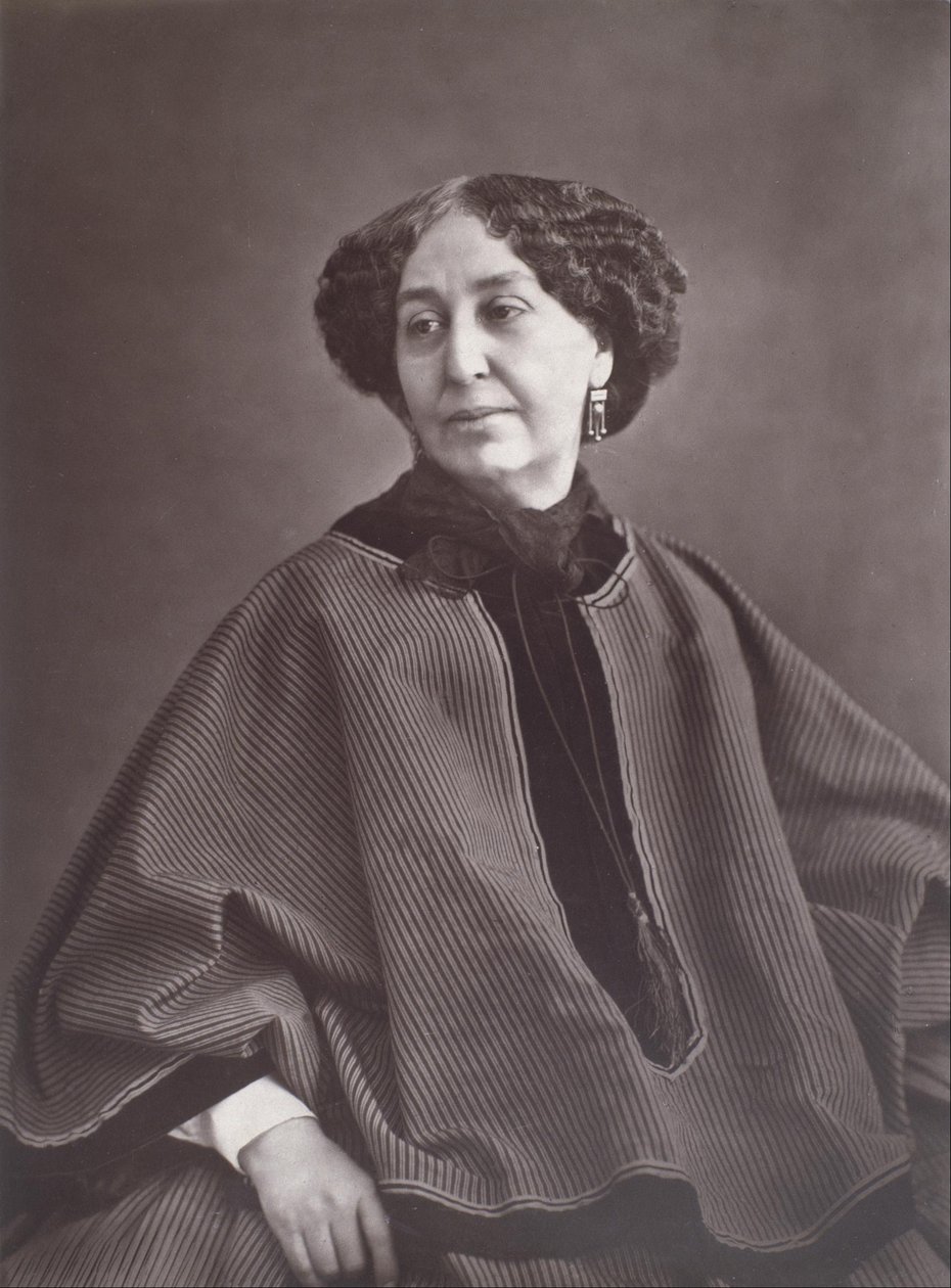 George Sand alkotó: Nadar