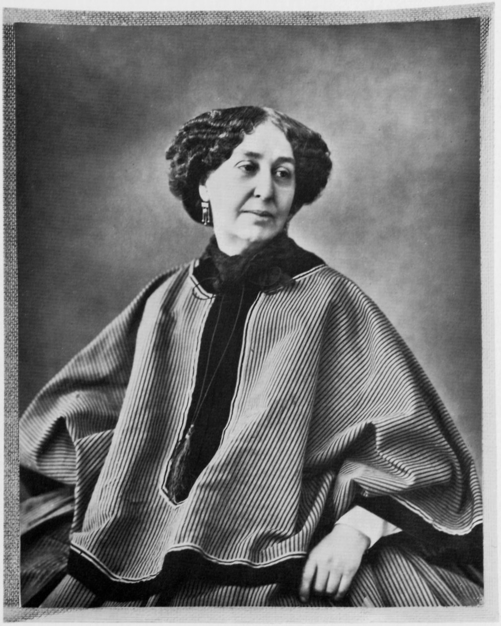 George Sand francia író, 1864 alkotó: Nadar