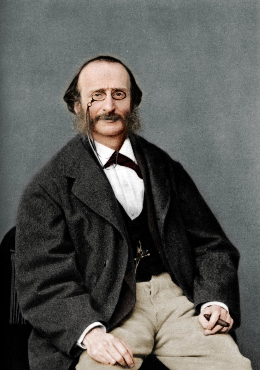 Jacques Offenbach 1819-1880, német származású francia zeneszerző, csellóművész és a romantikus impresszáriója alkotó: Nadar