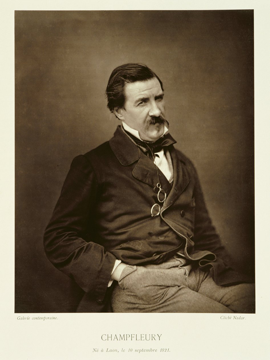 Jules Francois Felix Husson, "Champfleury" (1821-89), a "Galerie Contemporaine"-ból, 1874-78 körül alkotó: Nadar