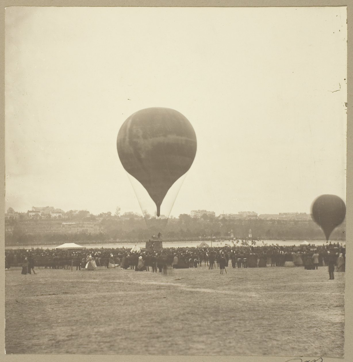 Az óriás, Champ de Mars, 1863 alkotó: Nadar