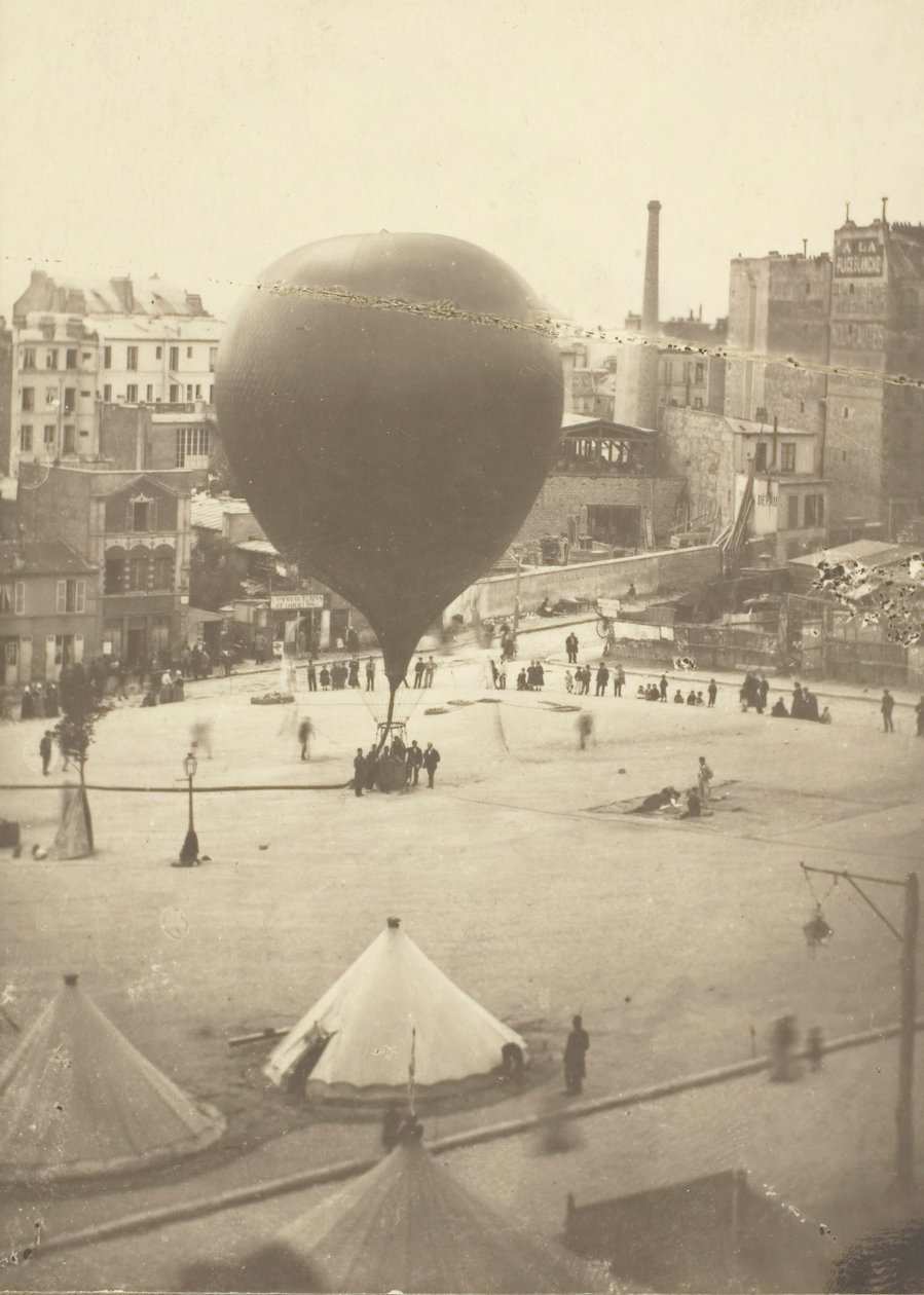 A Neptunusz, Place Saint-Pierre, Montmartre, 1870. szeptember 23. alkotó: Nadar