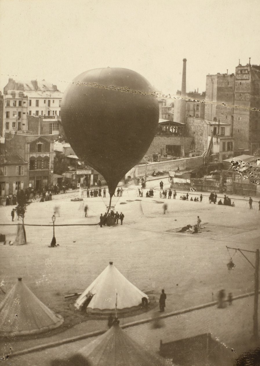 A Neptunusz, Place Saint-Pierre, Montmartre, 1870. szeptember 23. alkotó: Nadar