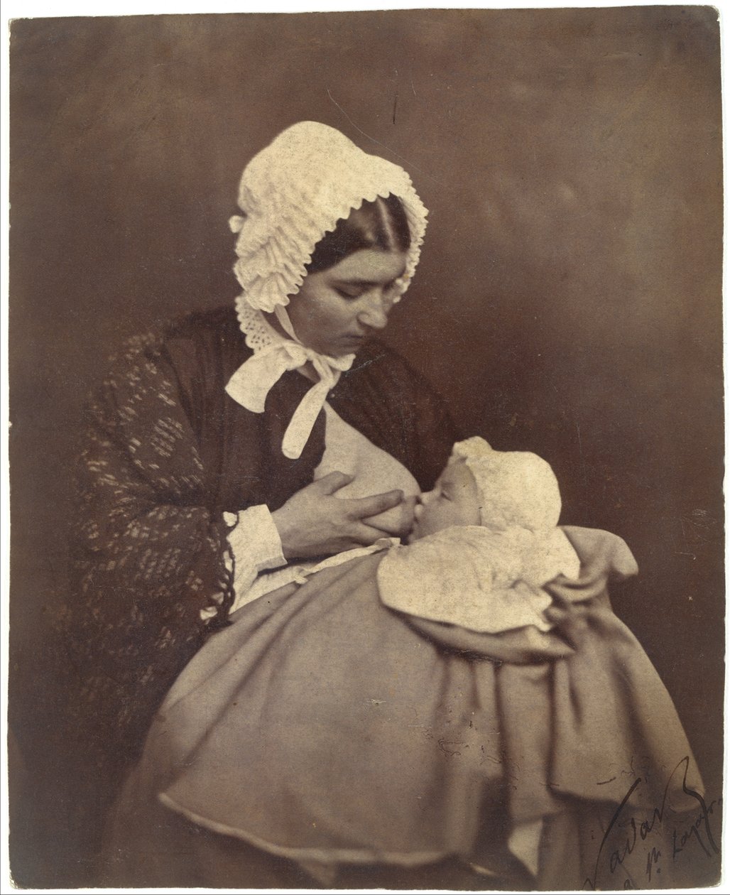 Paul Nadar dajkája mellén alkotó: Nadar