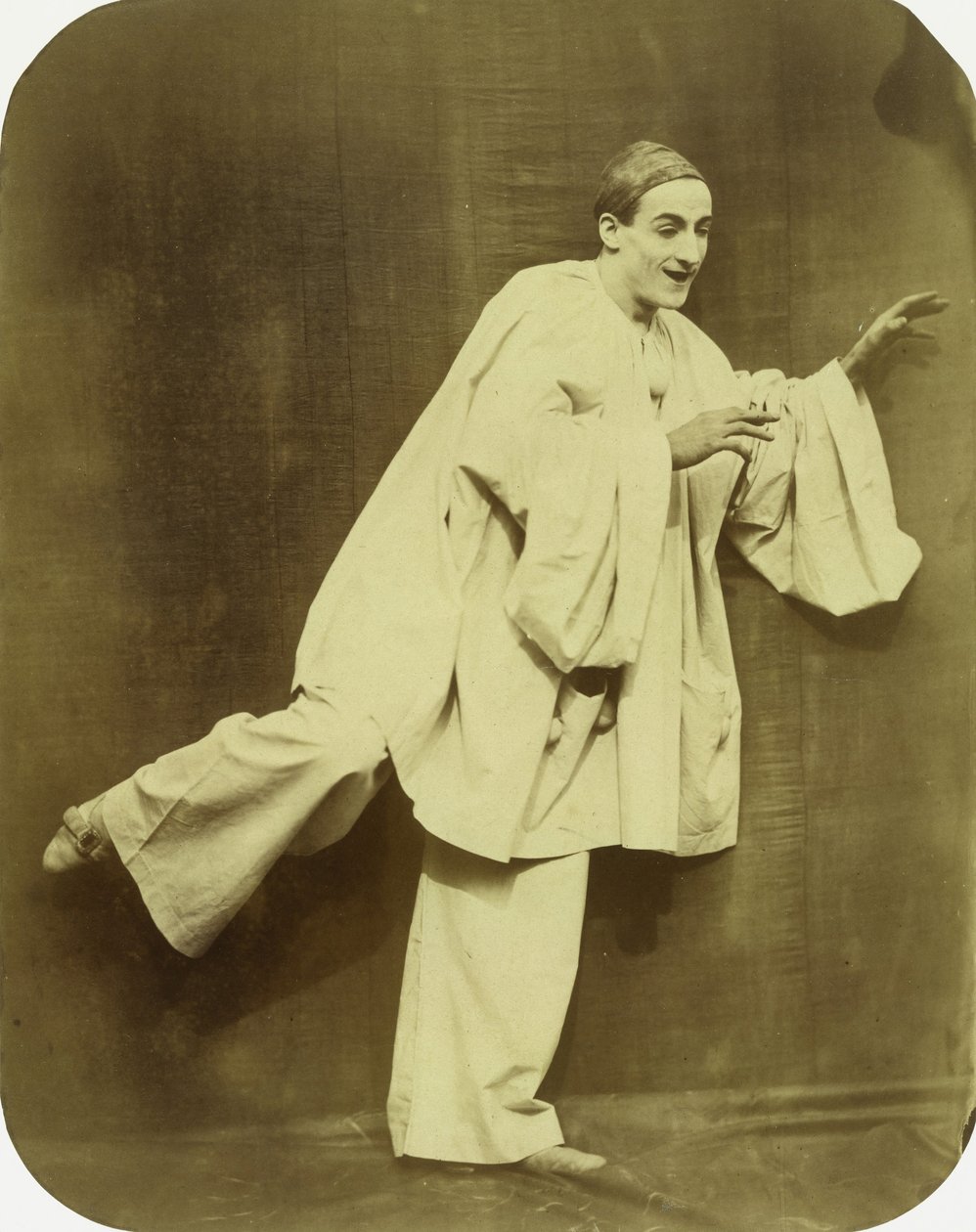 Pierrot Running, 1854-55. alkotó: Nadar