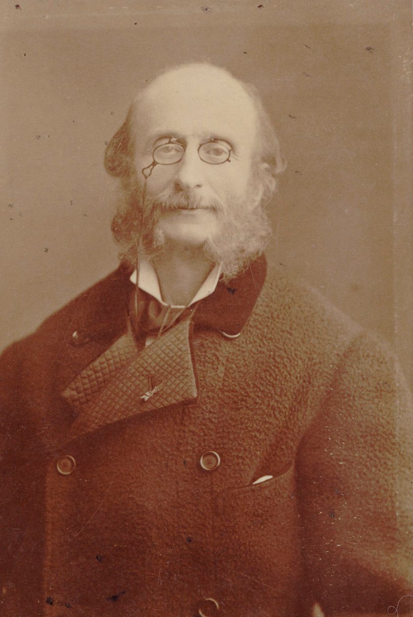 Jacques Offenbach portréja 1819-1880, 1870. alkotó: Nadar