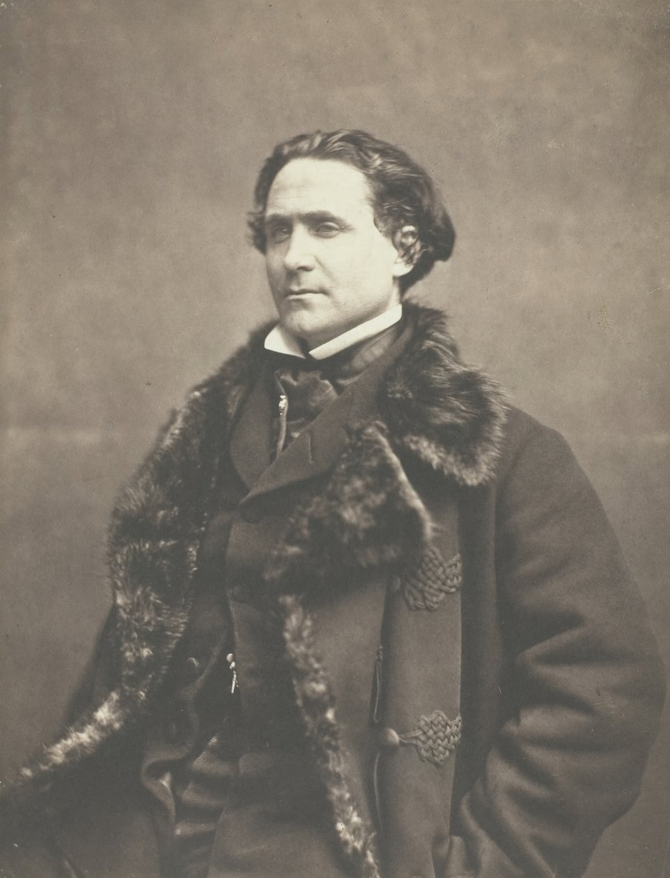 La Fontaine portréja, c. 1854-1860. alkotó: Nadar