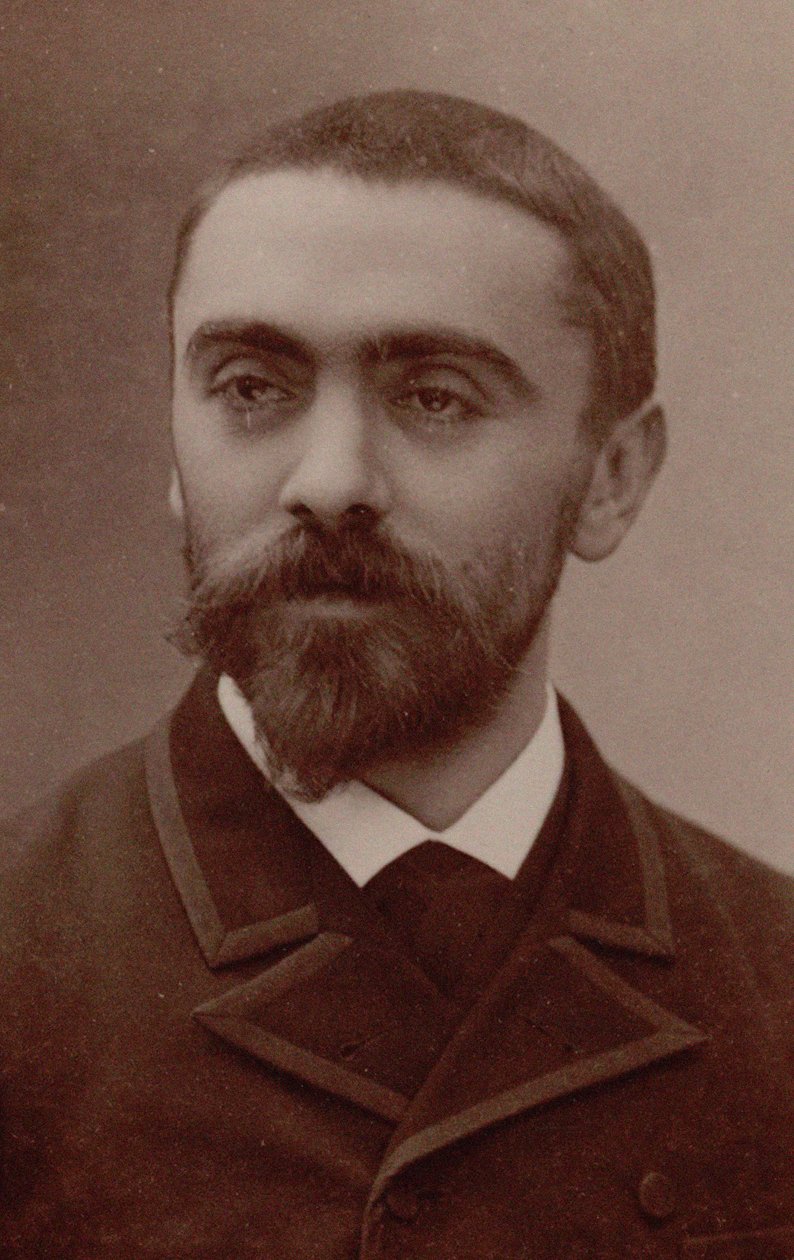 Georges Hüe zeneszerző portréja 1858-1948, 1900-as évek. alkotó: Nadar