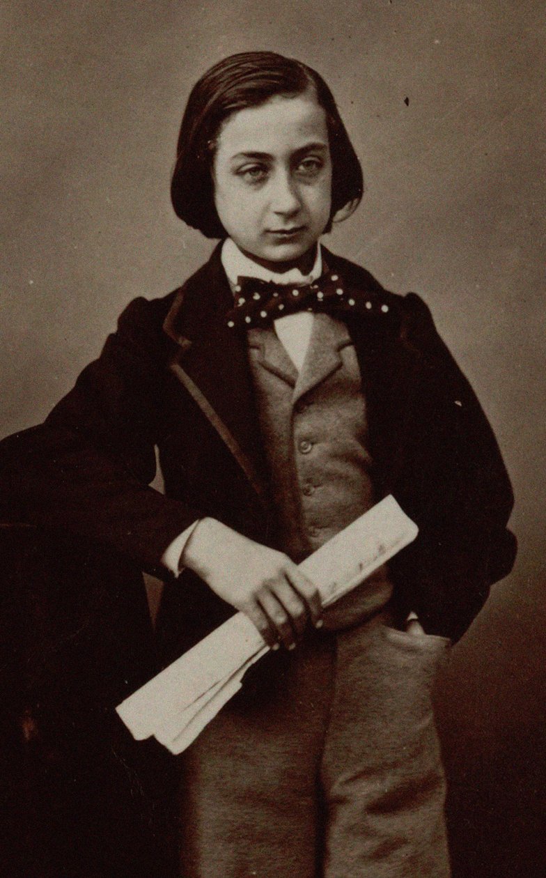 Henri Ketten hegedűművész és zeneszerző portréja 1848-1883. alkotó: Nadar