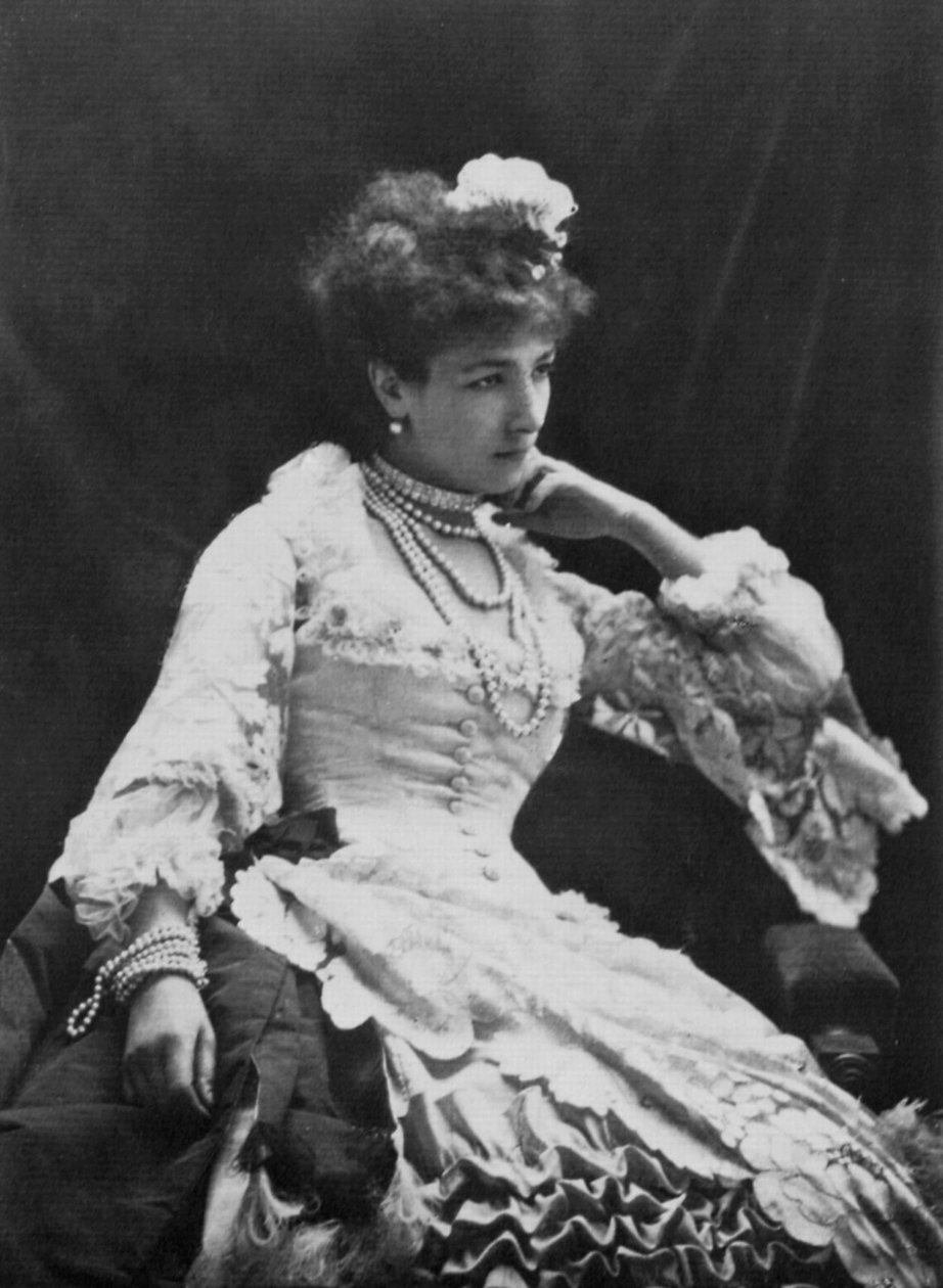 Sarah Bernhardt francia színésznő, 1865 alkotó: Nadar