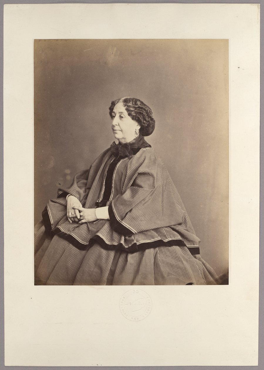 George Sand írónő alkotó: Nadar