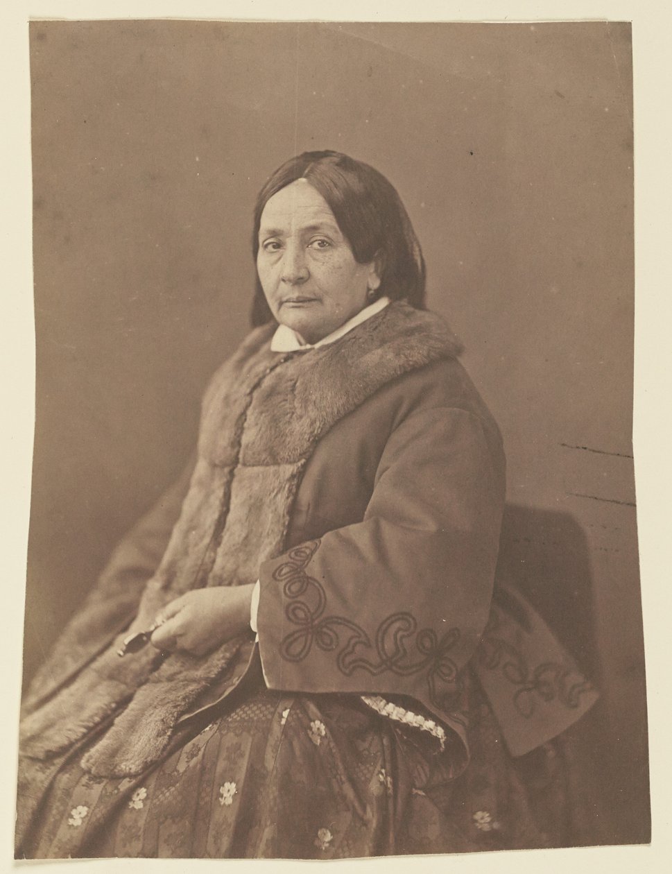 Eugénie Niboyet asszony alkotó: Nadar [Gaspard Félix Tournachon]