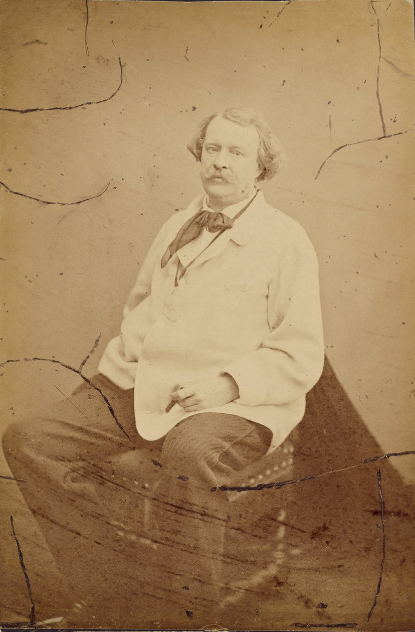 [Önarckép fehér köpenyt viselő Félix Nadar] alkotó: Nadar [Gaspard Félix Tournachon]