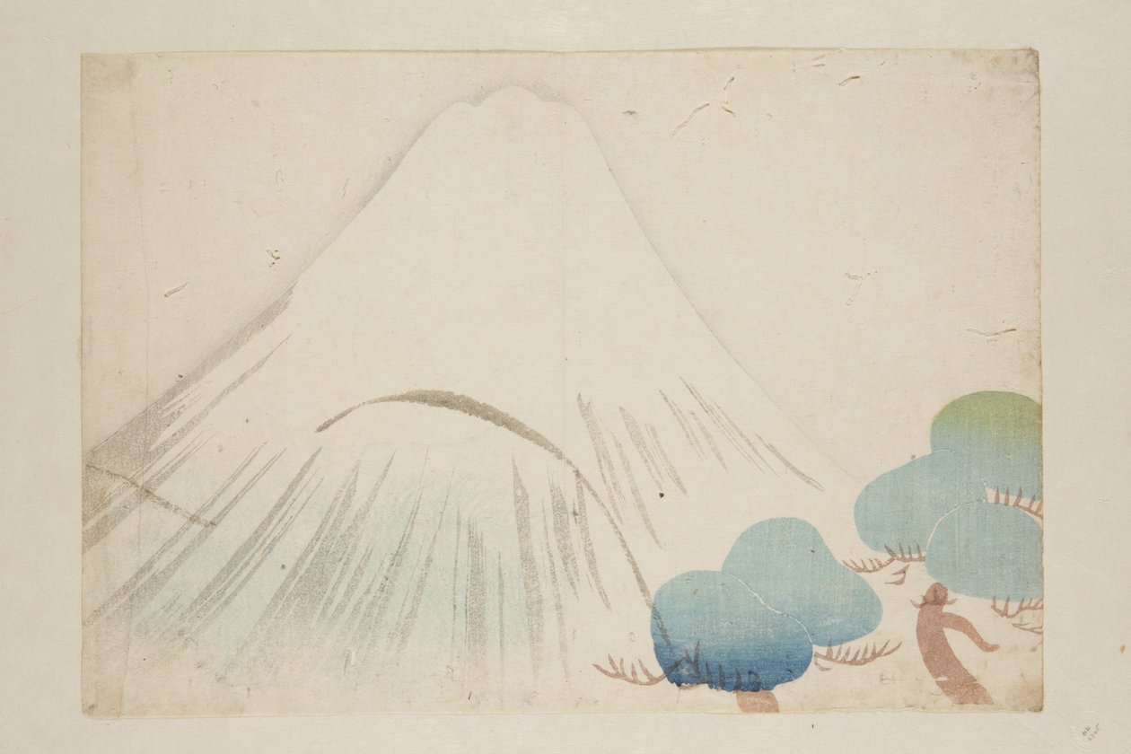 Fuji (színes fatömb nyomat) alkotó: Nakamura Hochu