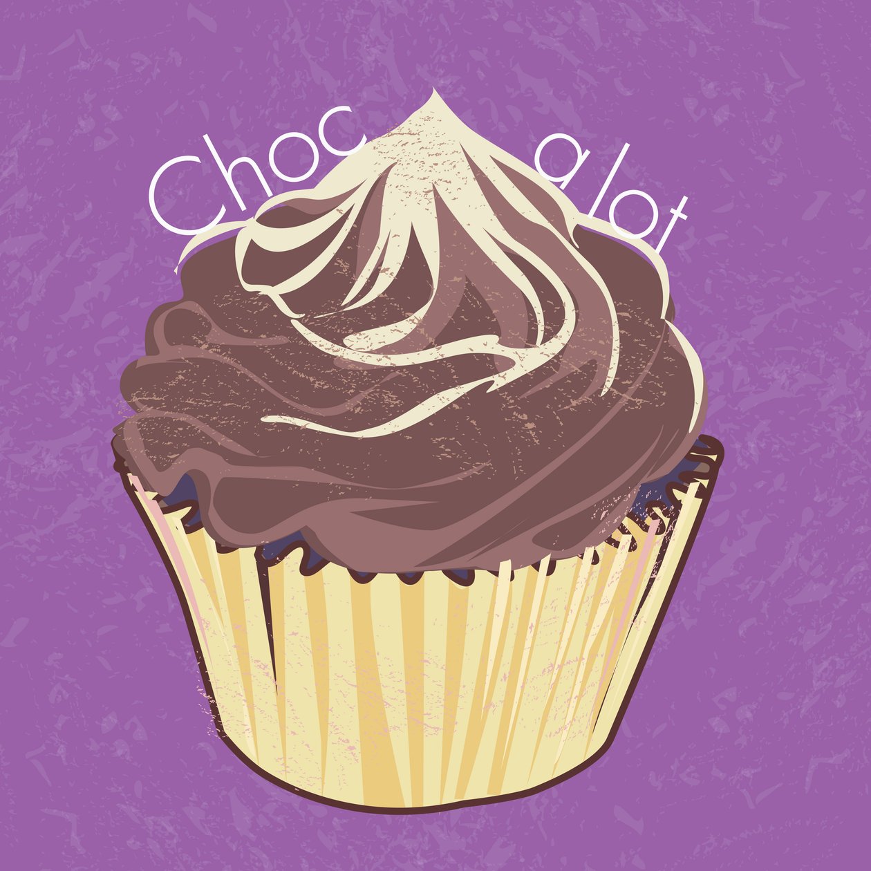 Choc A Lot Cup Cake, 2019, digitális művészet alkotó: Nancy Moniz Charalambous