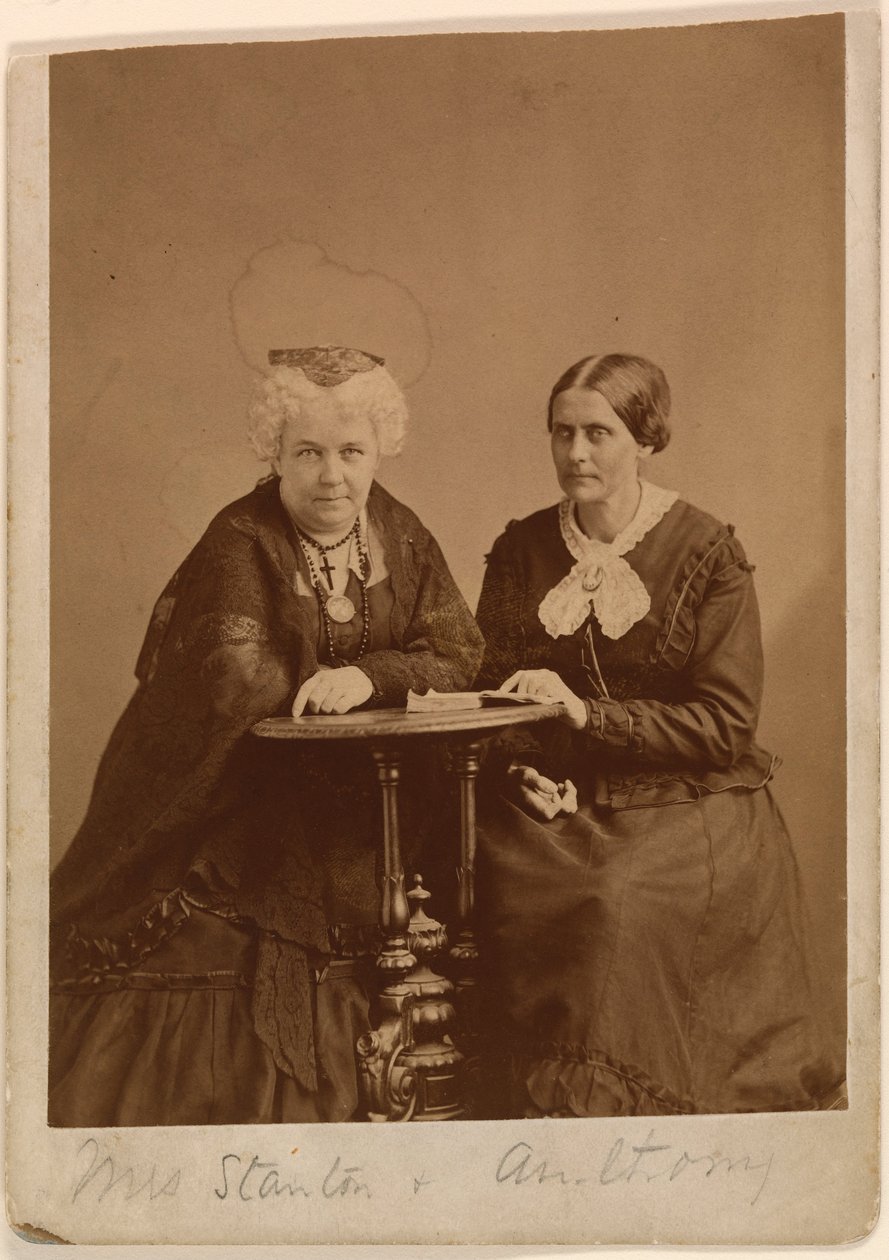 Elizabeth Cady Stanton és Susan B. Anthony alkotó: Napoleon Sarony