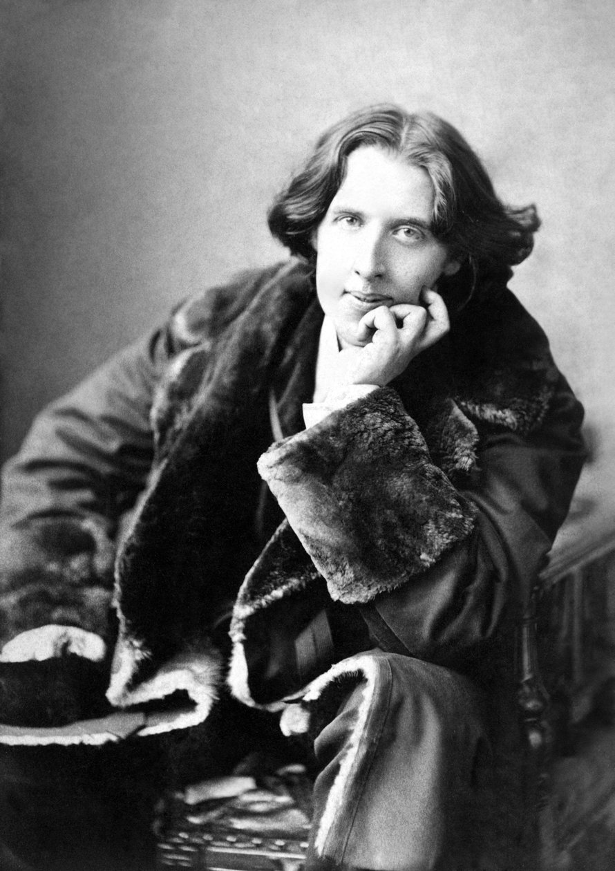 Oscar Wilde kedvenc kabátjában, 1882-ben alkotó: Napoleon Sarony
