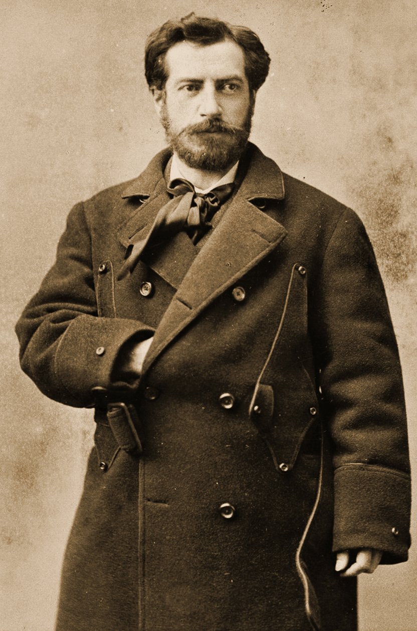 Frédéric Auguste Bartholdi portréja, 1880 körül alkotó: Napoleon Sarony
