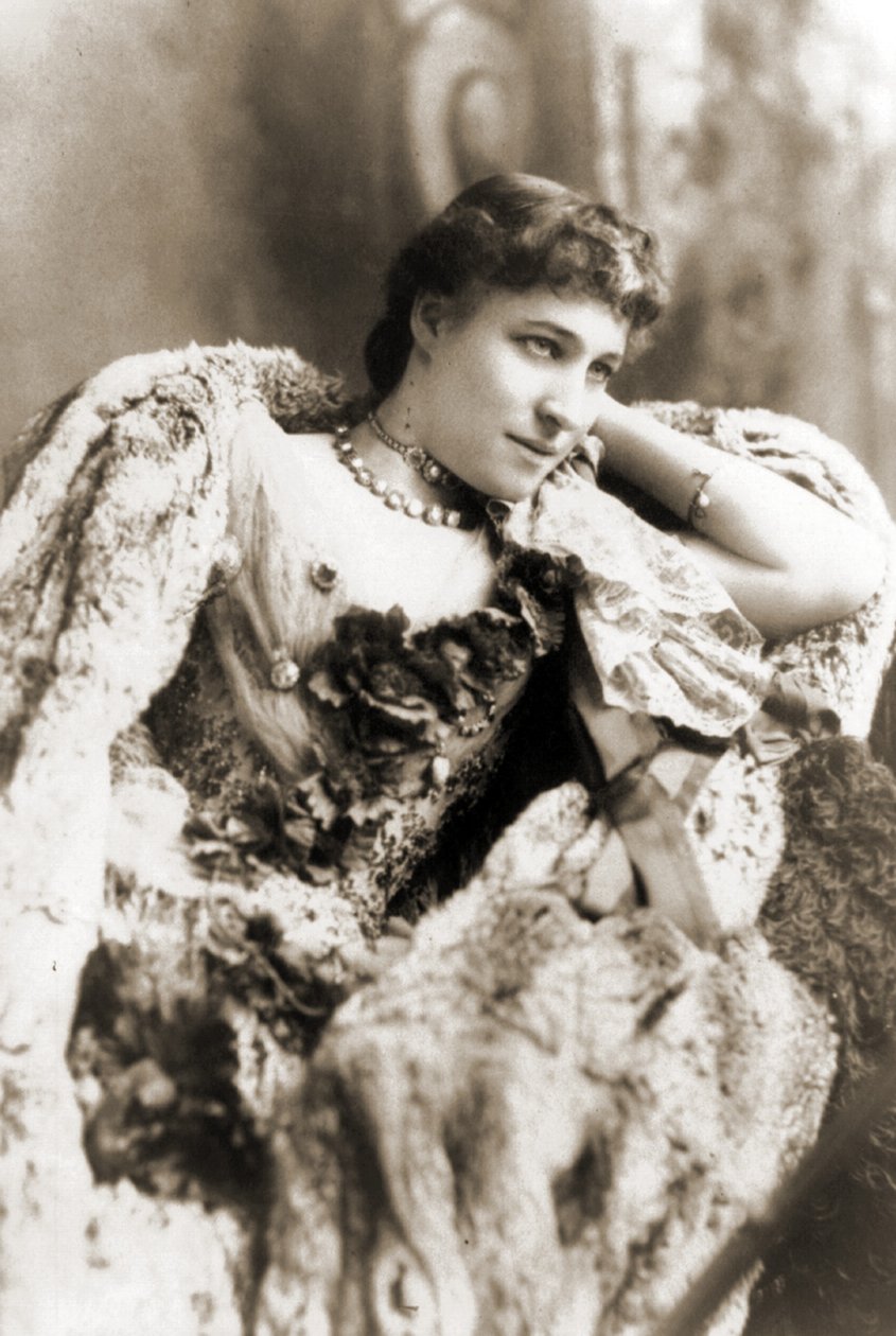 Lillie Langtry portréja, 1887 körül alkotó: Napoleon Sarony