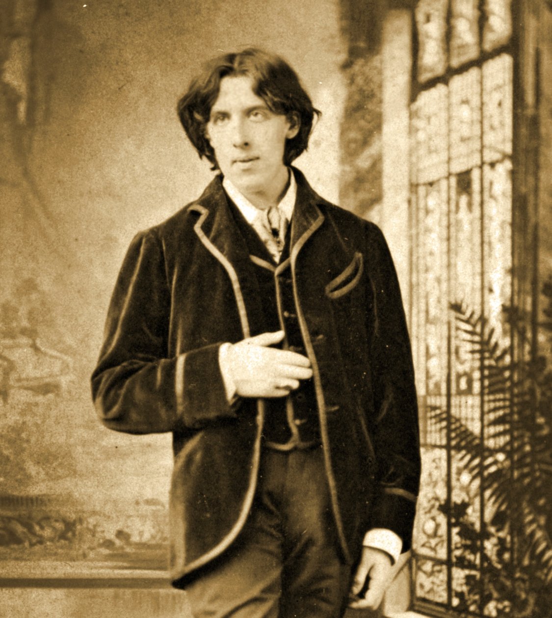 Oscar Wilde portréja c. 1882 alkotó: Napoleon Sarony