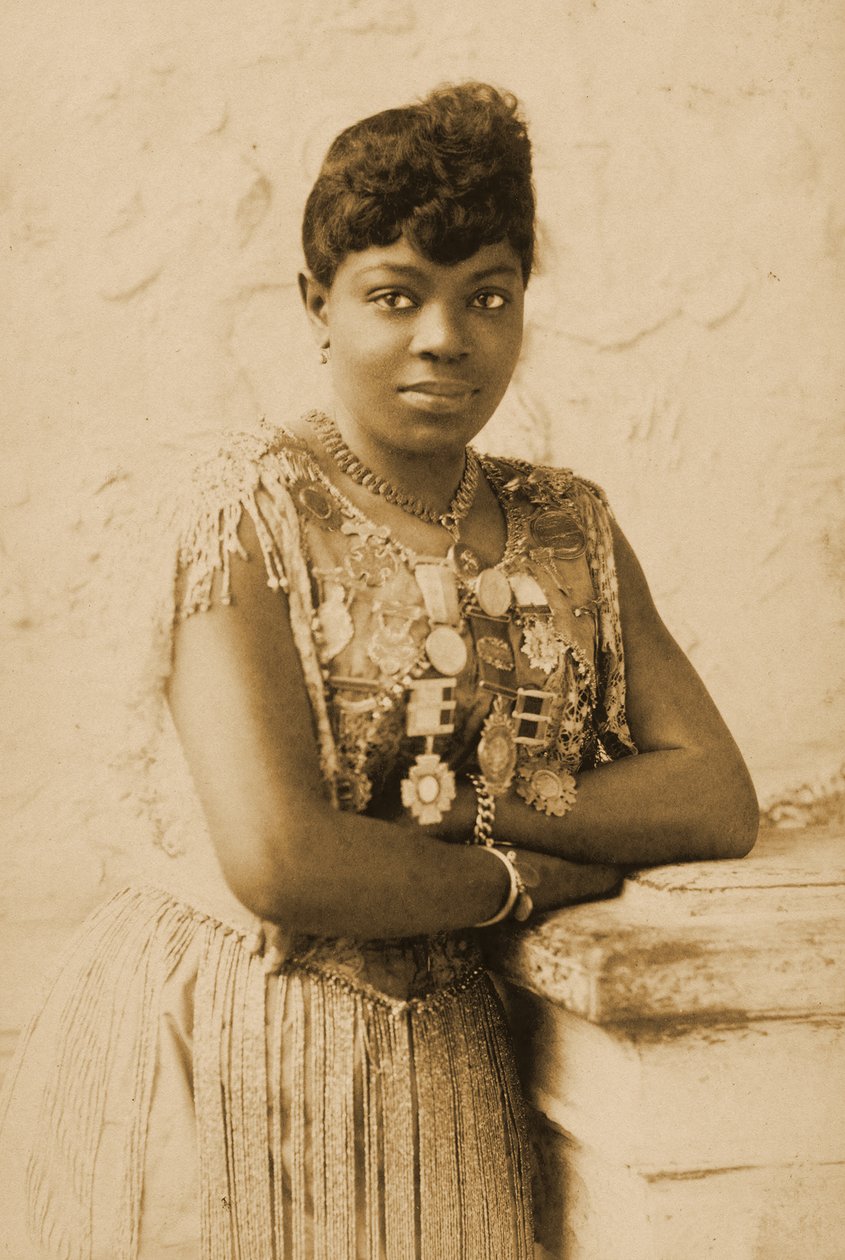 Sissieretta Jones portréja, 1895 körül alkotó: Napoleon Sarony