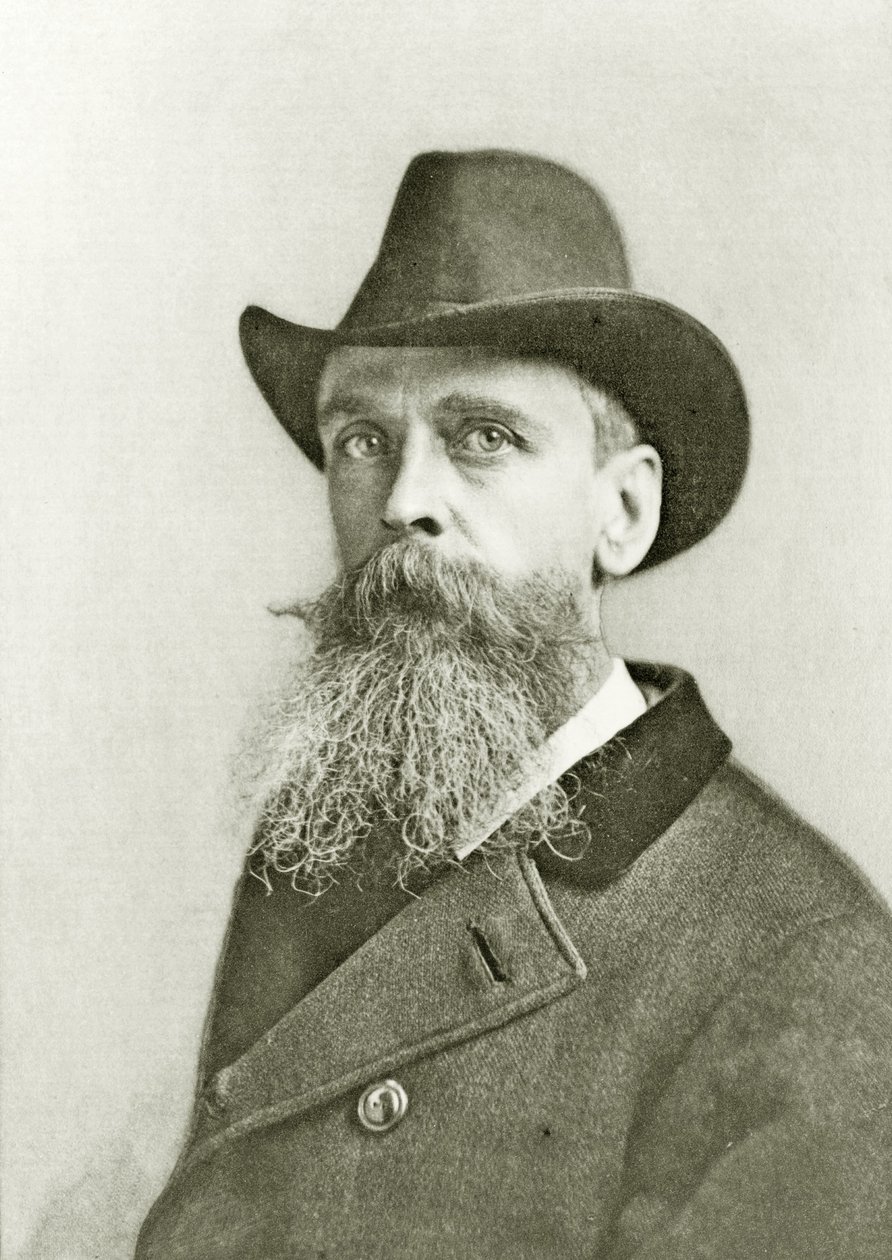 Thomas Moran portréja, 1890 körül (fekete-fehér fotó) alkotó: Napoleon Sarony