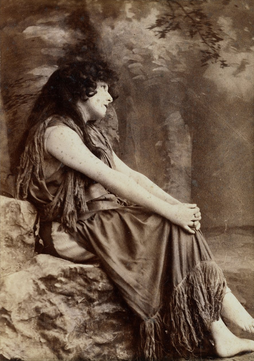 Sarah Bernhardt egy New York -i produkcióban alkotó: Napoleon Sarony