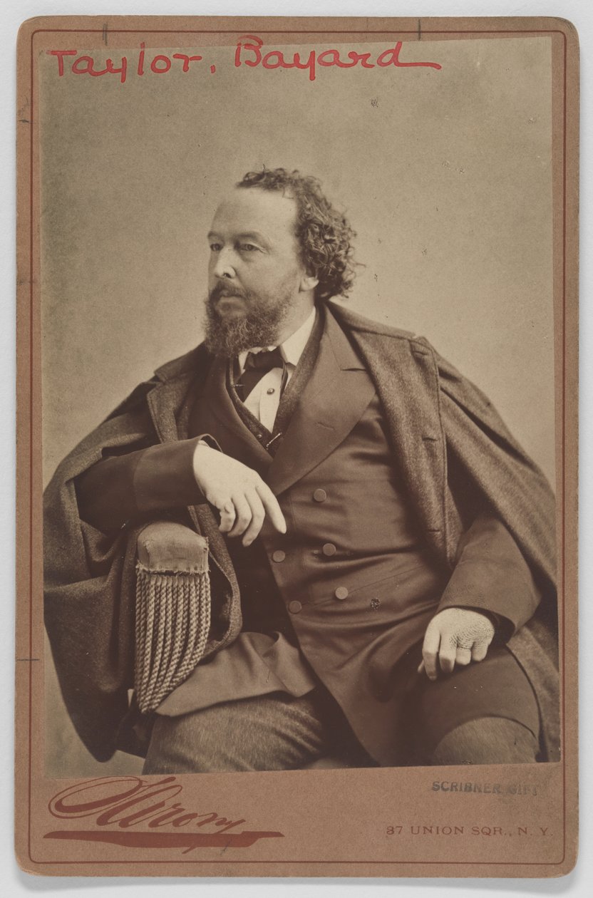 Bayard Taylor alkotó: Napoleon Sarony