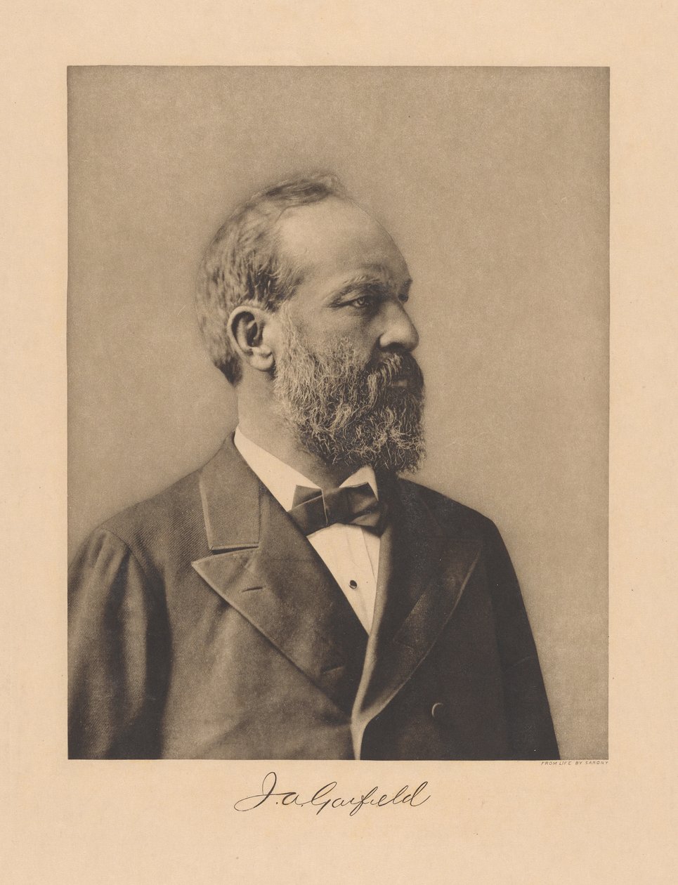 James Garfield alkotó: Napoleon Sarony