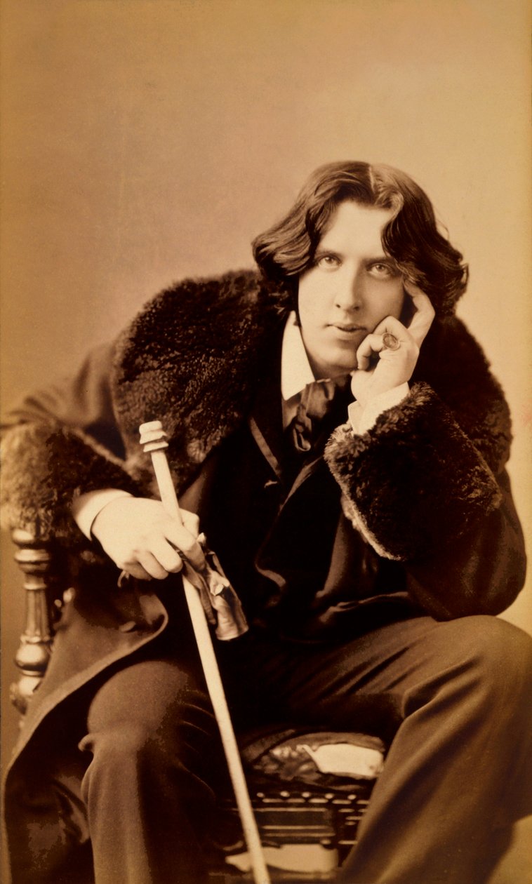 Oscar Wide ír író, szellemes és drámaíró, 1882 alkotó: Napoleon Sarony