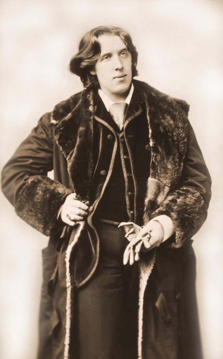 Oscar Wilde (1854-1900) 1882 körül, Sarony Napóleon (1821-1896). alkotó: Napoleon Sarony