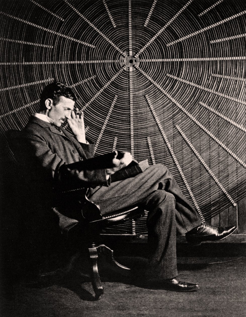 Nikola Tesla portréja, 1890 alkotó: Napoleon Sarony