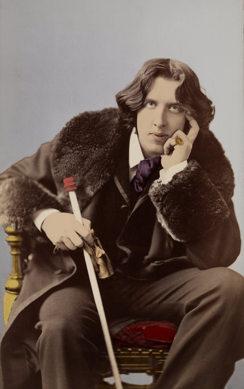 Oscar Wilde (1854 - 1900) portréja 1882 körül, Sarony Napóleon (1821 - 1896) által. alkotó: Napoleon Sarony