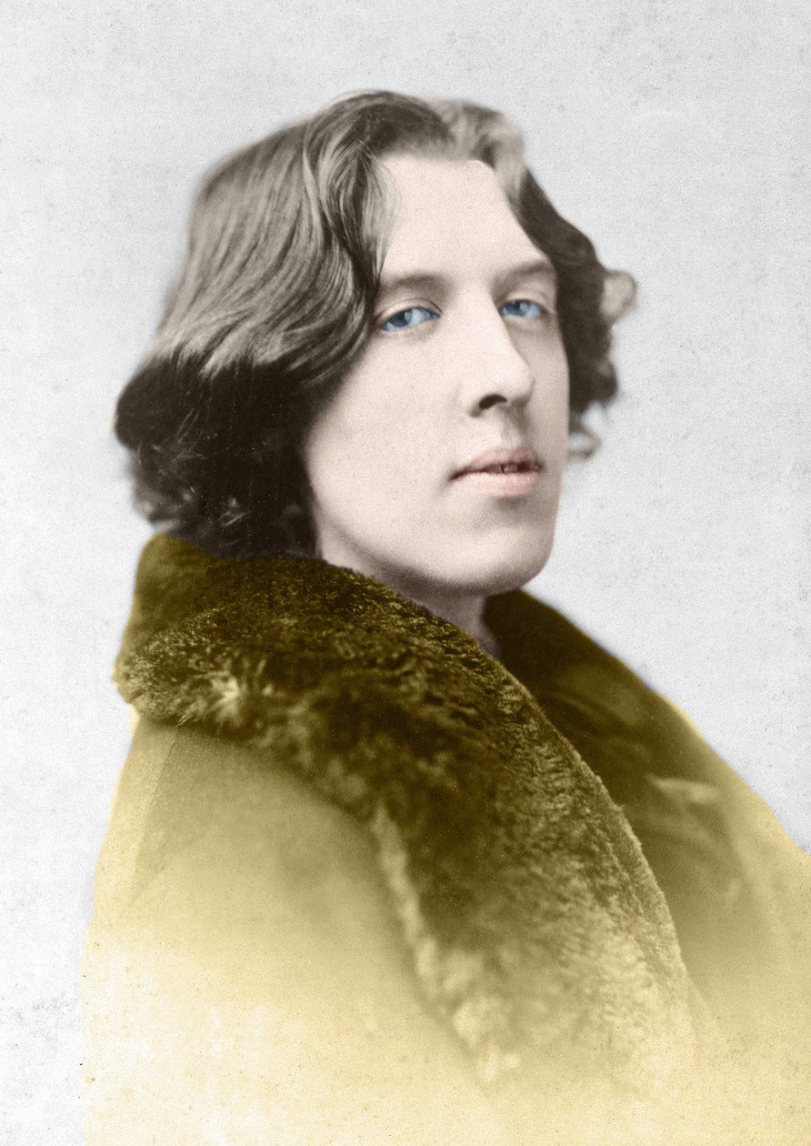 Oscar Wilde (1854 - 1900) portréja 1882 körül, Sarony Napóleon (1821 - 1896). alkotó: Napoleon Sarony
