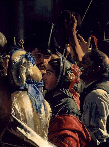 Ludovico Manin és Nicolo Tommaseo felszabadult (részlet) alkotó: Napoleone Mani