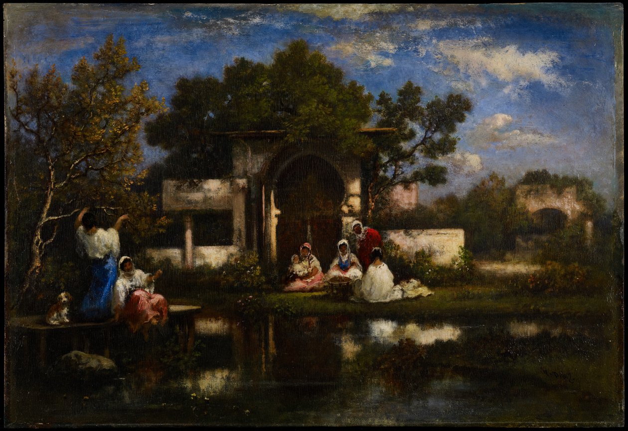 Szeráj, Konstantinápoly, 1865-75 alkotó: Narcisse Virgile Diaz de la Peña