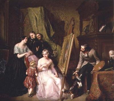 A portré (panel) alkotó: Narcisse Alexis Joseph Léopold Baudin